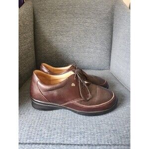 Finn Comfort Women's "Arnheim" Brown Leather Lace-Up Shoes Size 5 UK 7.5 US